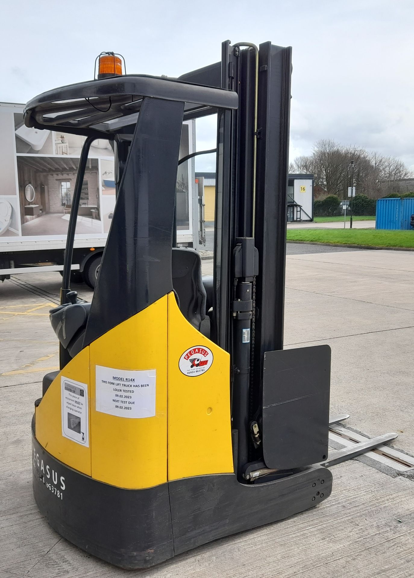 Linde R14X Electric reach truck, 2006, 1461 Hours, - Image 4 of 19