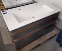 Villeroy & Boch sink basin with vanity unit (1000x500x600) (Ex-display, viewing strongly recommended
