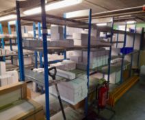 5 x Bays of metal shelving (Approx. 2150H x 900W x