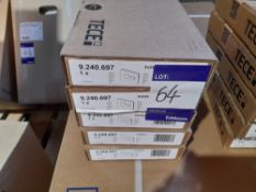 5 x Tece White Flush Plates (FA1266776) (Boxed)