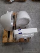 2 x Villeroy & Boch WC & Villeroy & Boch sink unit (Ex-display, viewing strongly recommended as some