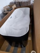 Villeroy & Boch chrome & white bath tub (1700x700x660) (Ex-display, viewing strongly recommended