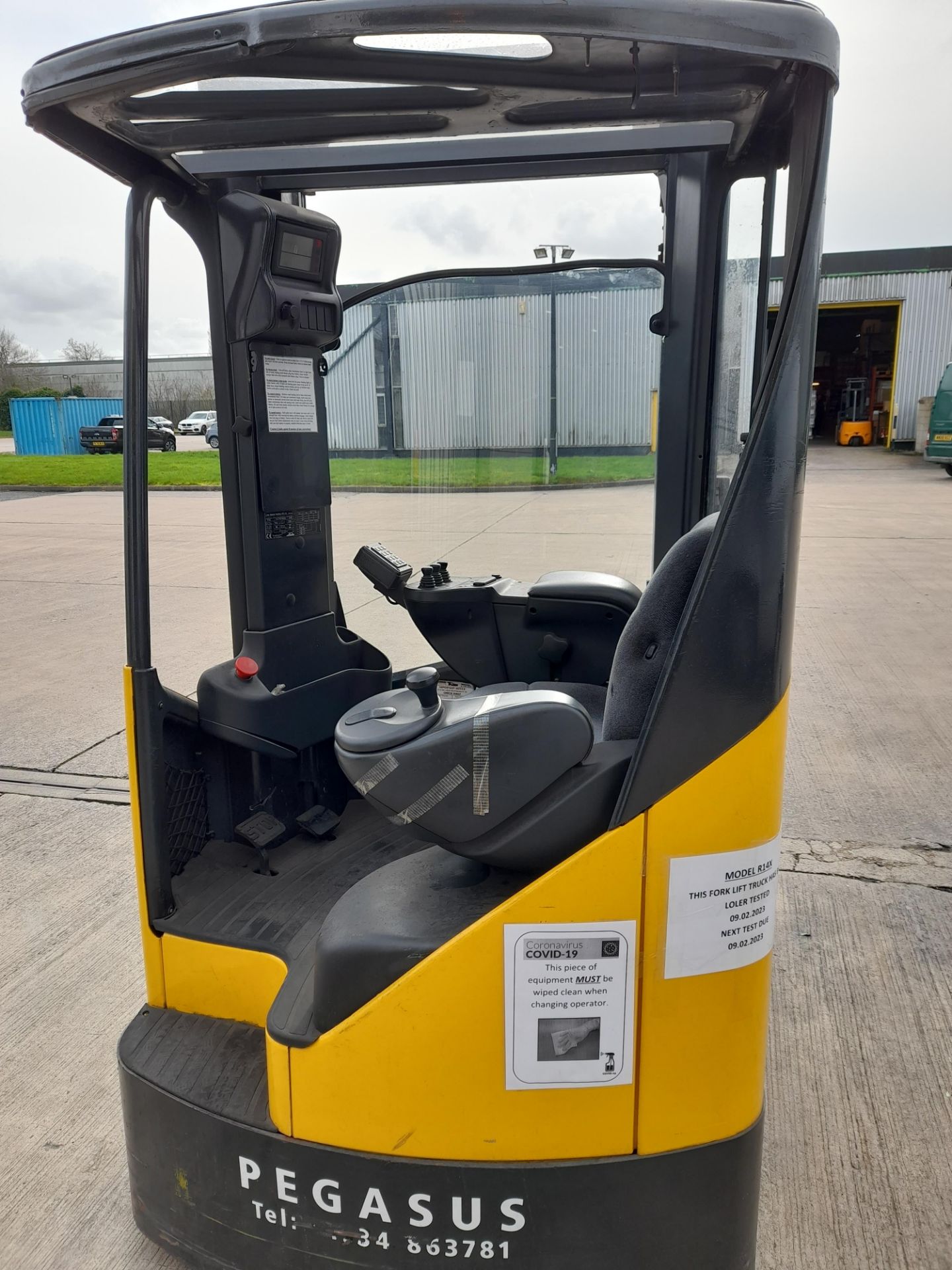 Linde R14X Electric reach truck, 2006, 1461 Hours, - Image 6 of 19