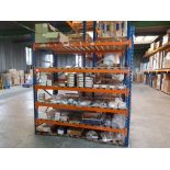 2 x Bays of assorted racking, comprising 4 x endfr