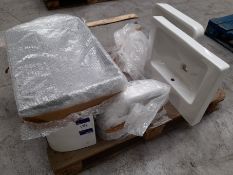 6 x Various Villeroy & Boch sink basins (Ex-display, viewing strongly recommended as some items