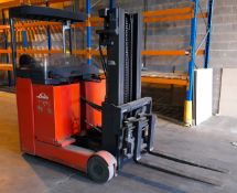 Linde R20P Electric reach truck, 1996, 6817 Hours,