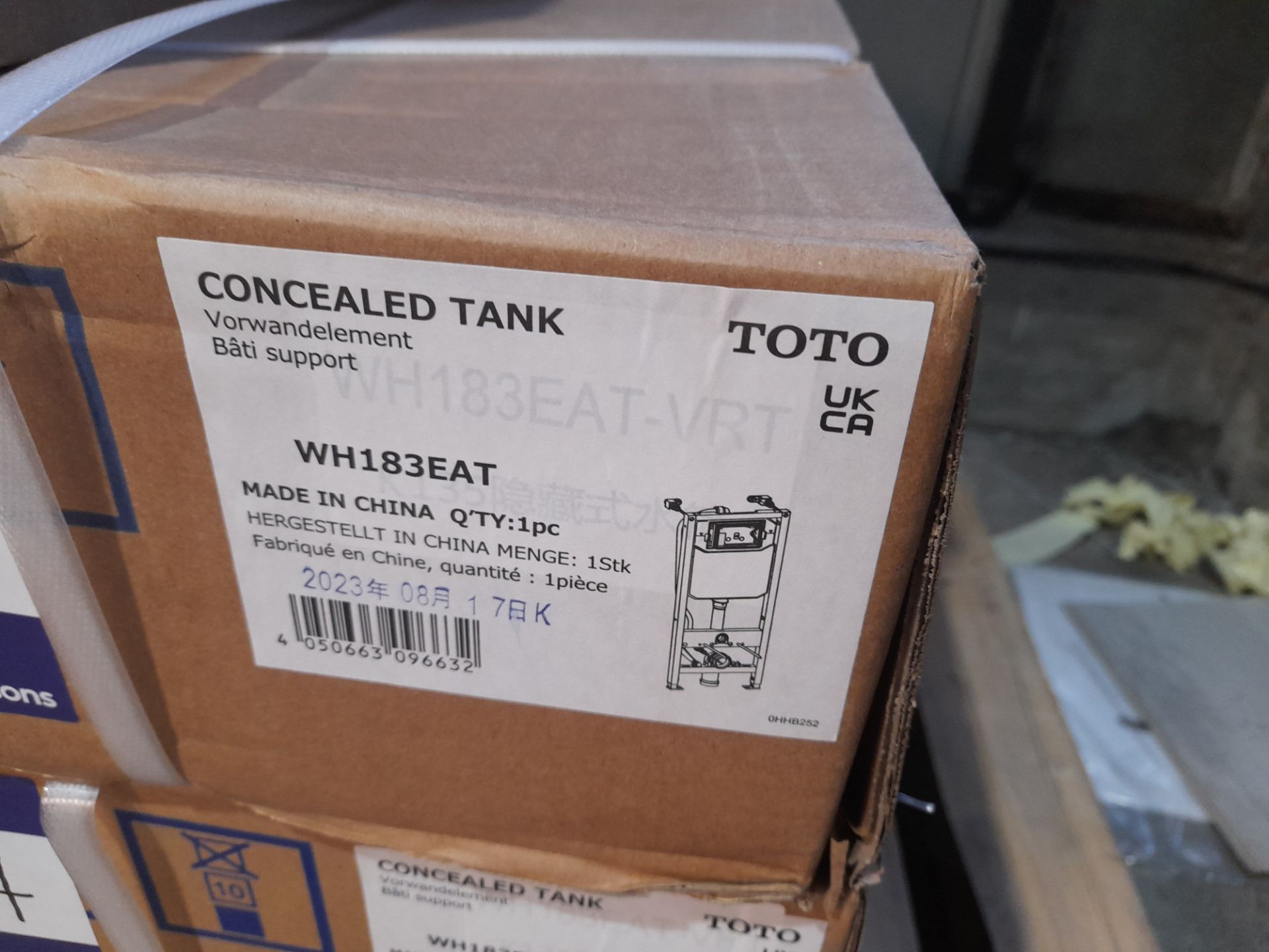 Toto Concealed Tank (WH183EAT) (Boxed) - Image 2 of 2