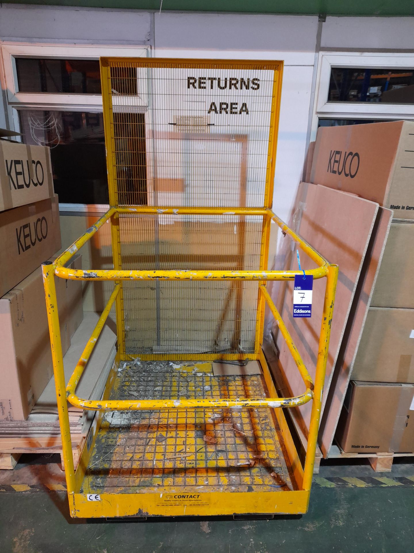 Forklift security cage (Year 1997)