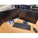 4 x Assorted Monitors to include: 2 x AOC E2270SWH