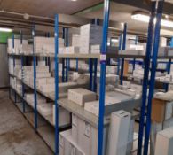 5 x Bays of metal shelving (Approx. 2150H x 900W x