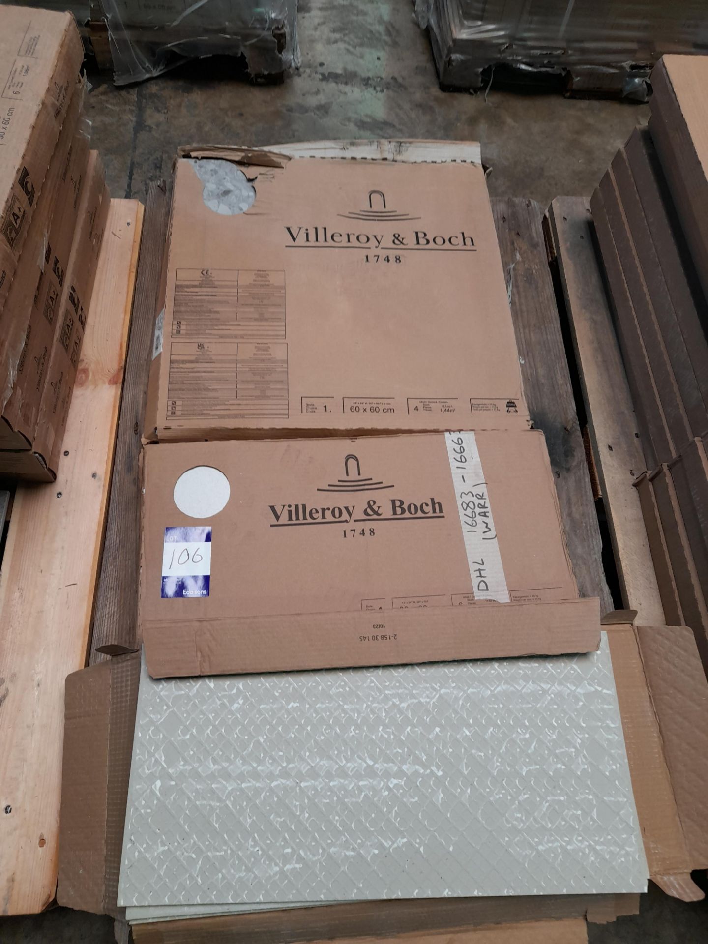 Villeroy & Boch various tiles to 3 pallets - Image 3 of 4