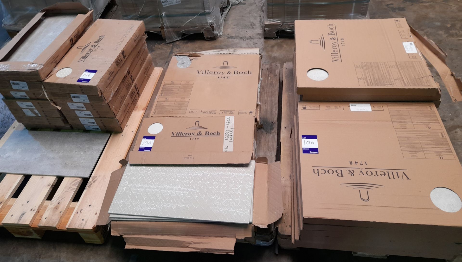 Villeroy & Boch various tiles to 3 pallets