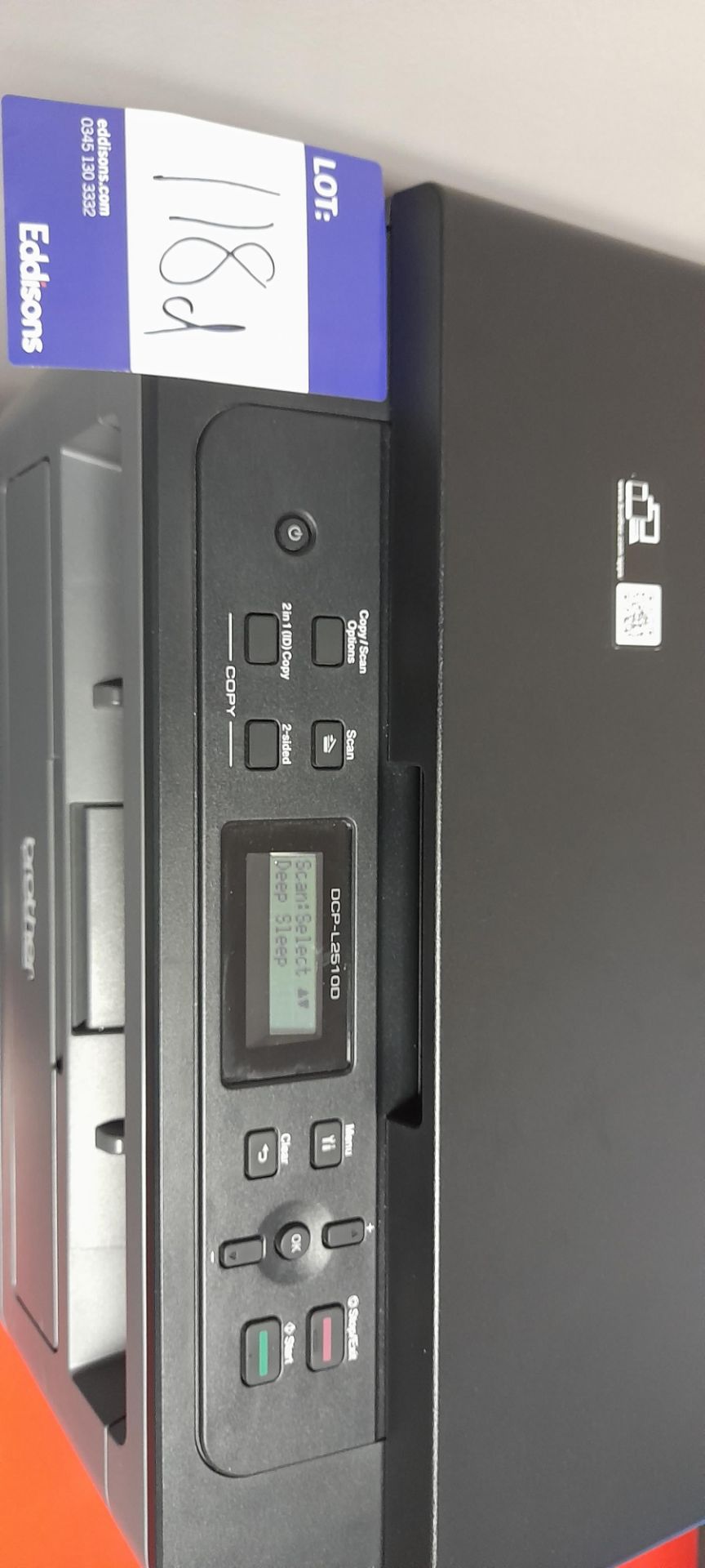 Brother DCP L2510D desktop printer. LOCATED FIRST - Image 2 of 2