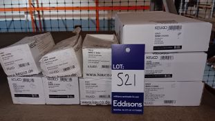 Quantity of Keuco fittings including wall outlet for shower base - Please see photo for full