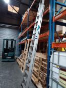 12 tread A-frame warehouse ladder