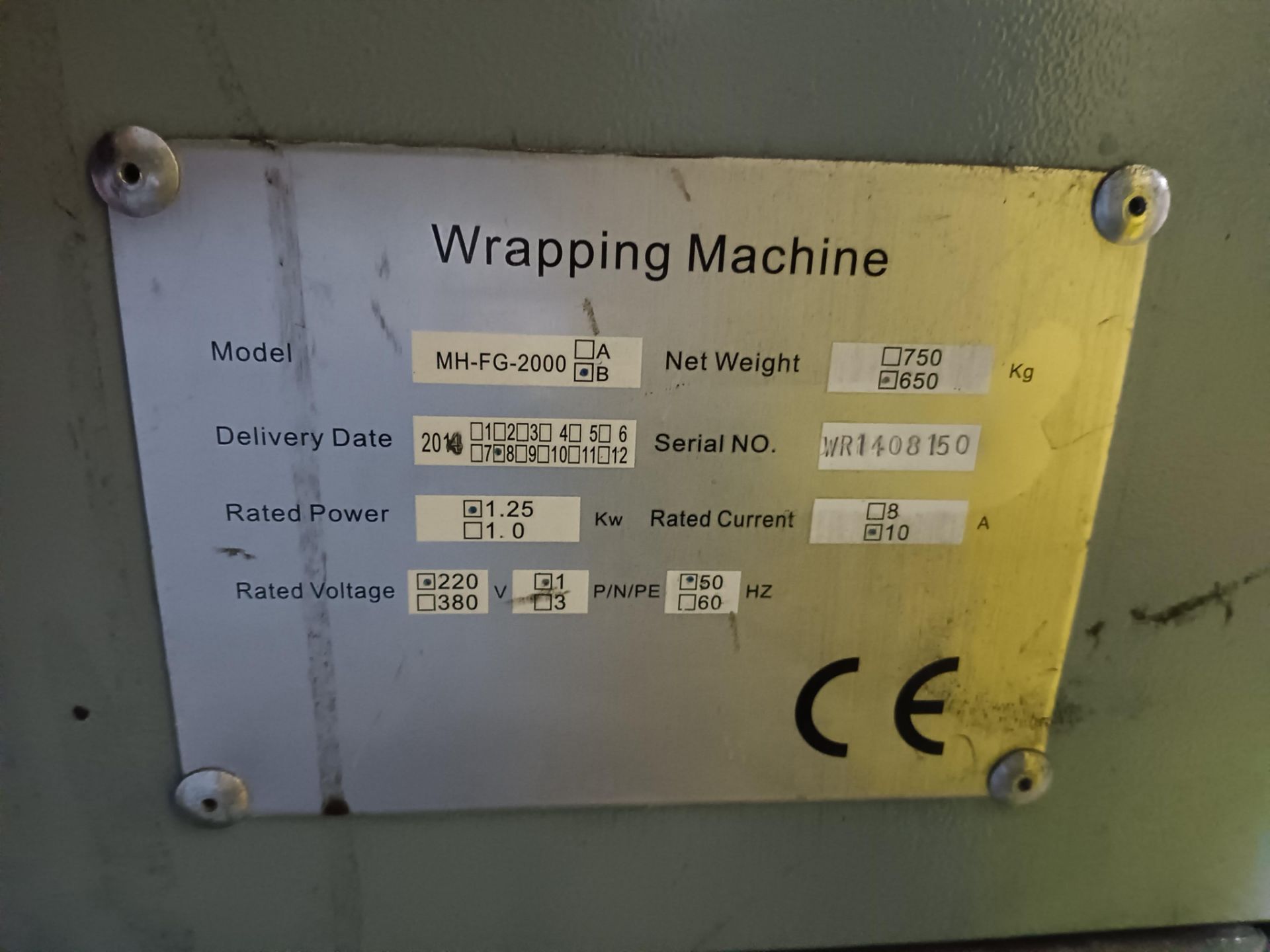 Orbit Wrap Model:MHFG2000 Pallet wrapping machine - Image 4 of 4