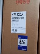 1x Keuco 33098292500 plain white heated mirror 800 mm