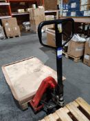 Red Pallet Truck capacity: 2500kg yr2018