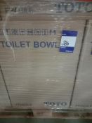 2x Toto CW552RY wall mounted toilet bowl