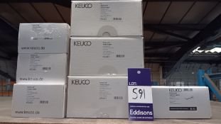 Quantity of Keuco items to photo - Please see photo for full description. LOCATED ON MEZZANINE,