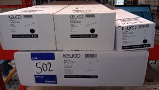 Keuco rail system & 3 x grab bar - Please see photo for full description. LOCATED ON MEZZANINE,