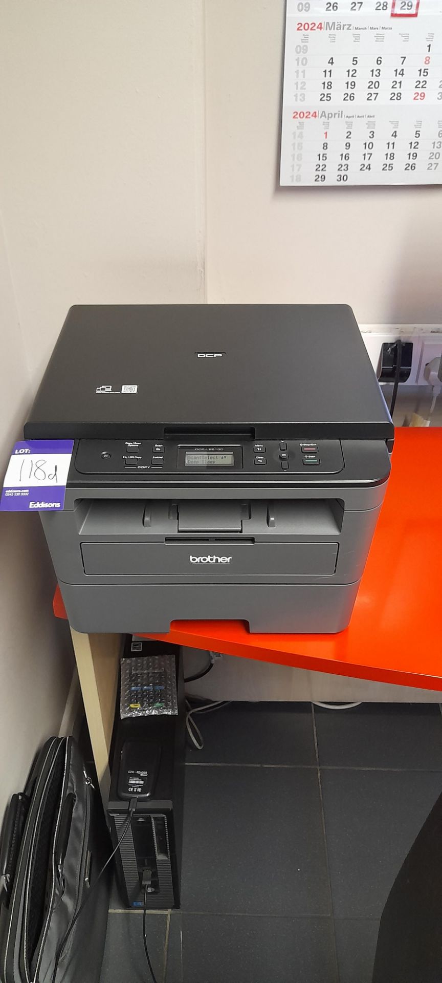 Brother DCP L2510D desktop printer. LOCATED FIRST