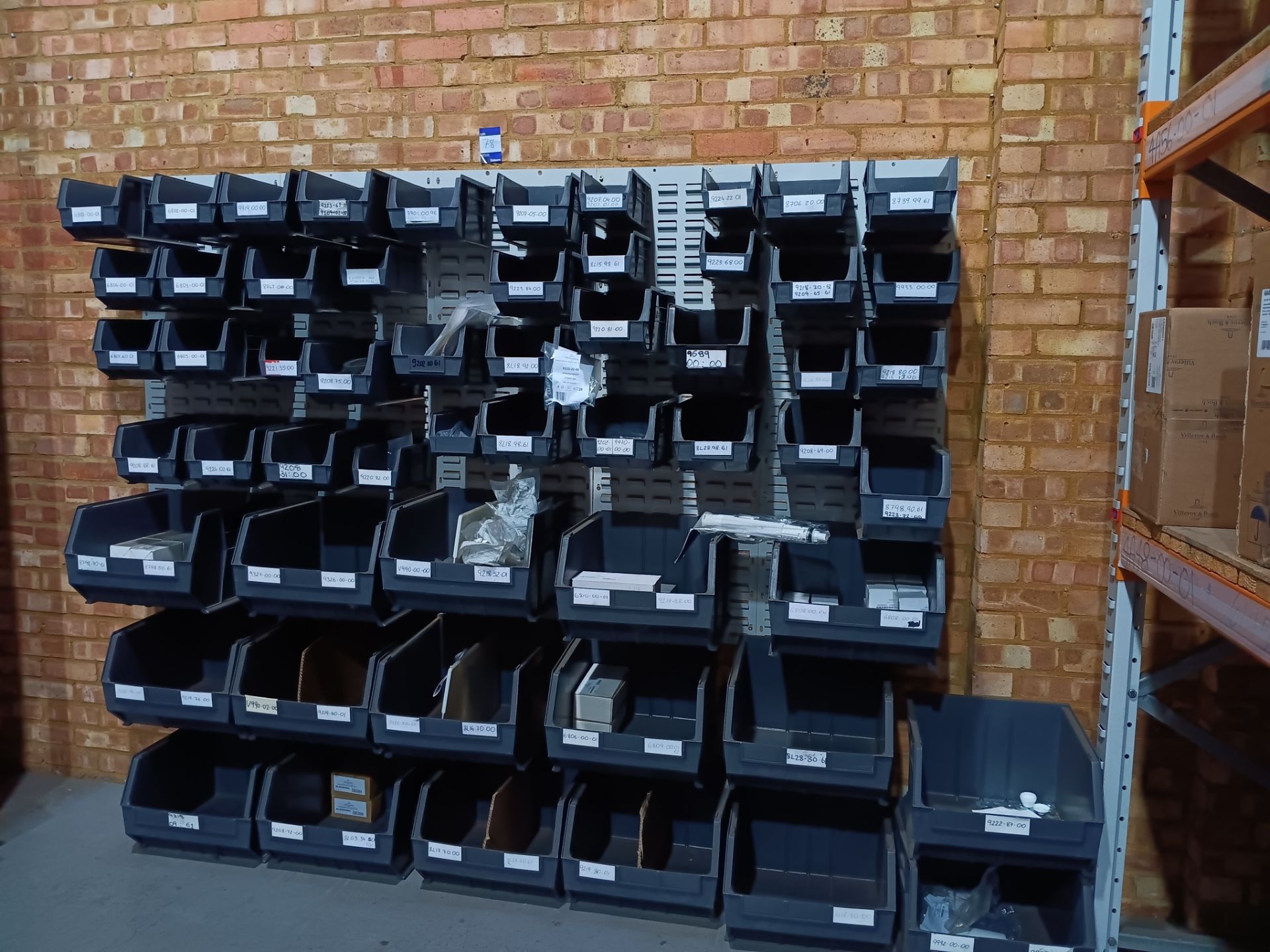 Large selection of Various sized grey Lin bins, co
