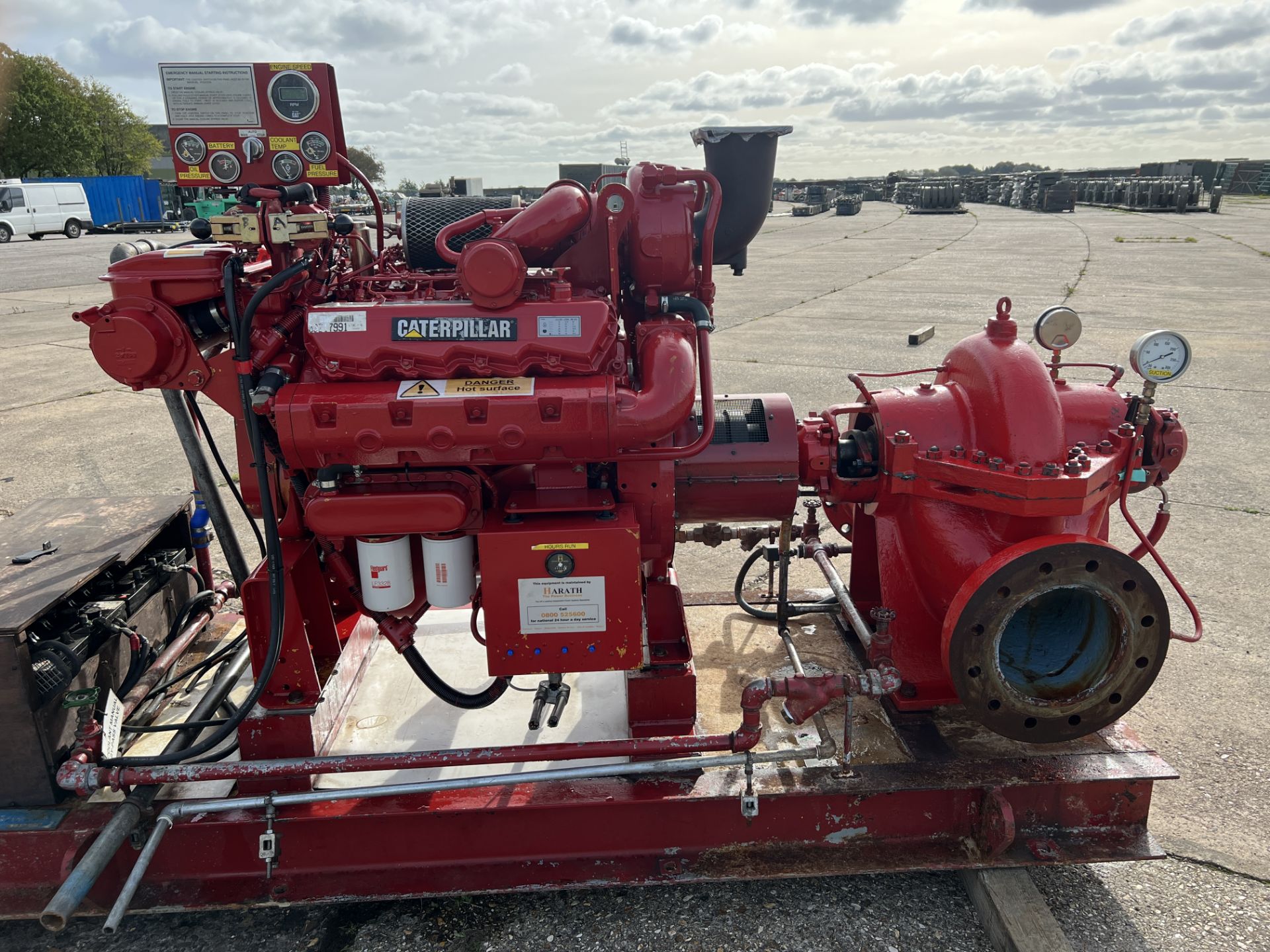 Caterpillar V8 3208T Marine Water pump: 316Hours - Image 4 of 11