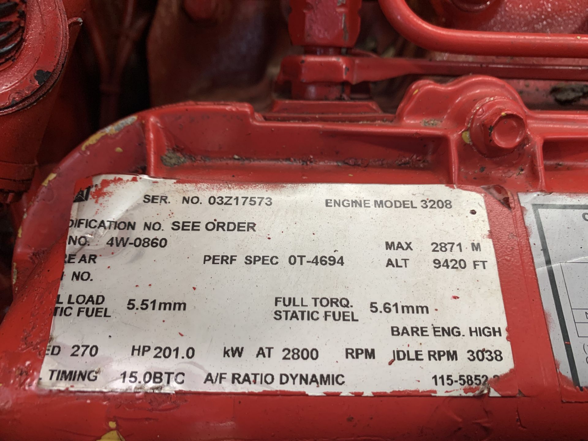 Caterpillar V8 3208T Marine Water pump: 367Hours - Image 5 of 7