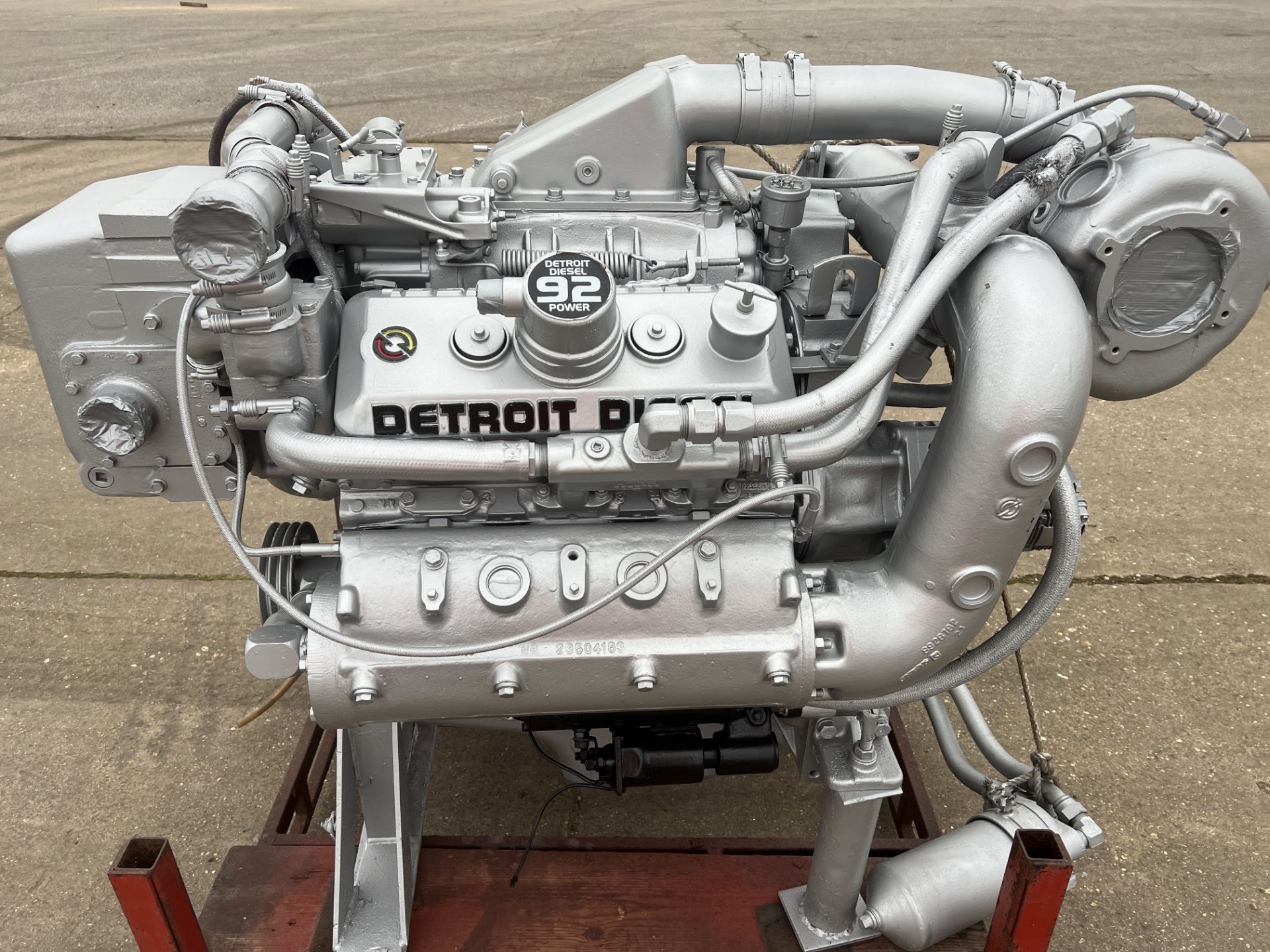 GM Detroit 6V92T Marine Diesel Engine Ex Standby - Image 3 of 8