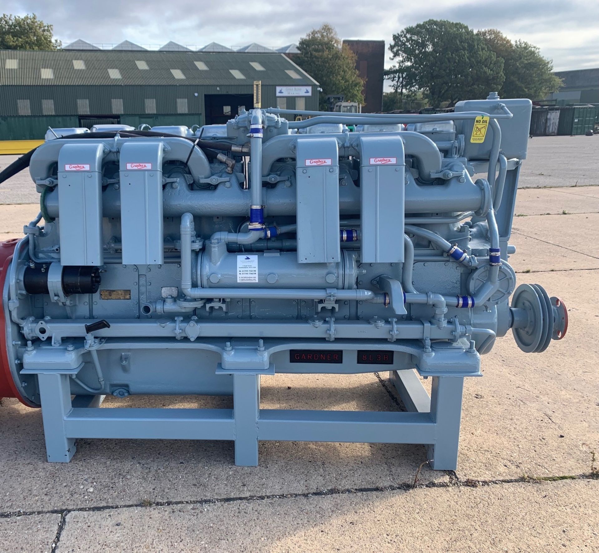 Gardner 8L3B Marine Diesel Engine: Remanufactured - Image 2 of 3