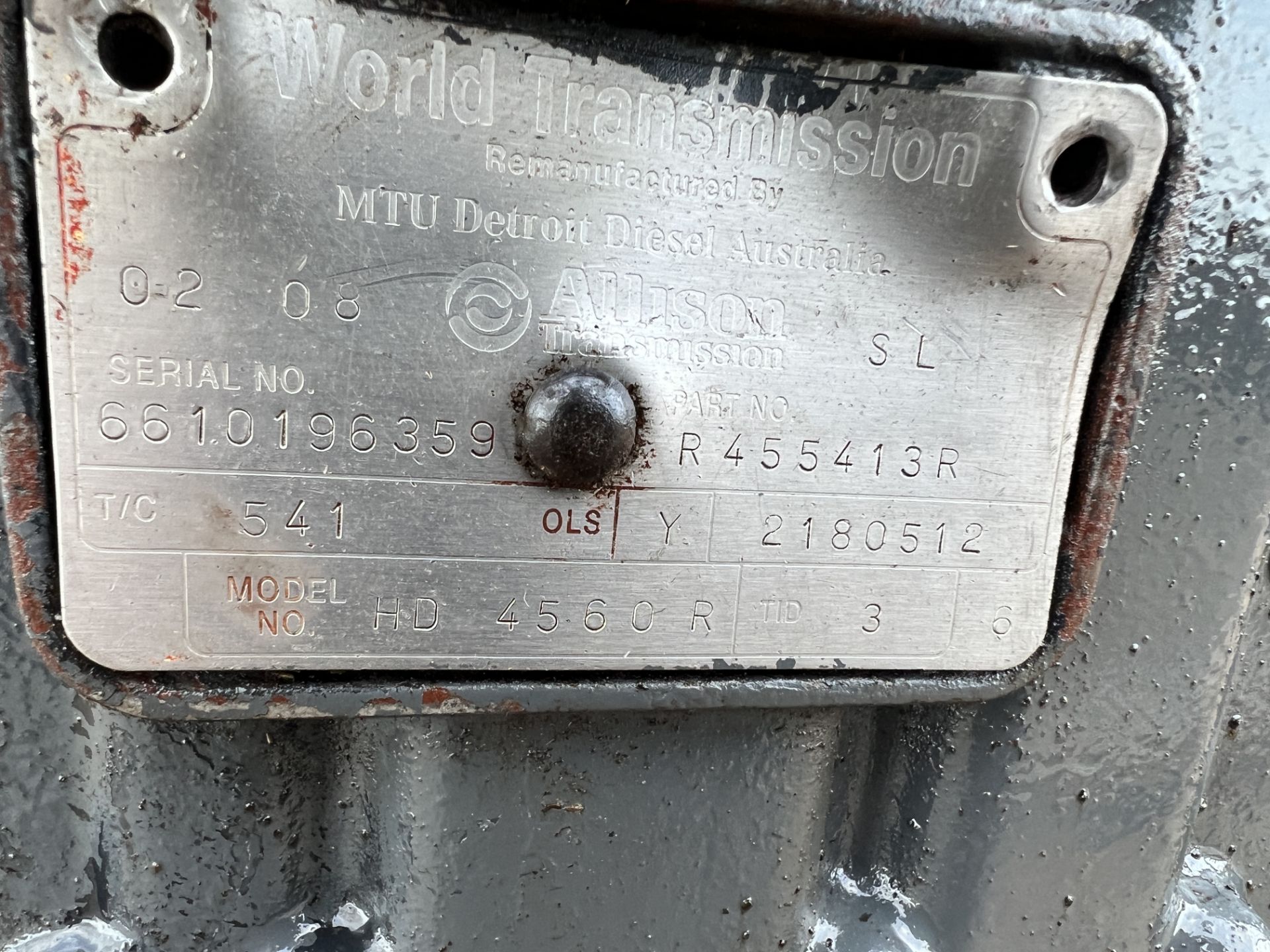 Allison HD4560P Gearbox Used - Image 5 of 5