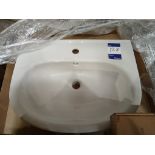 Various Villeroy & Boch bathroom units to include 3 x sink basins, 2 x WC’s, 2 x cisterns, WC seat &