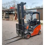 Linde H14T-01 LPG Forklift truck, 4476 Hours, Seri