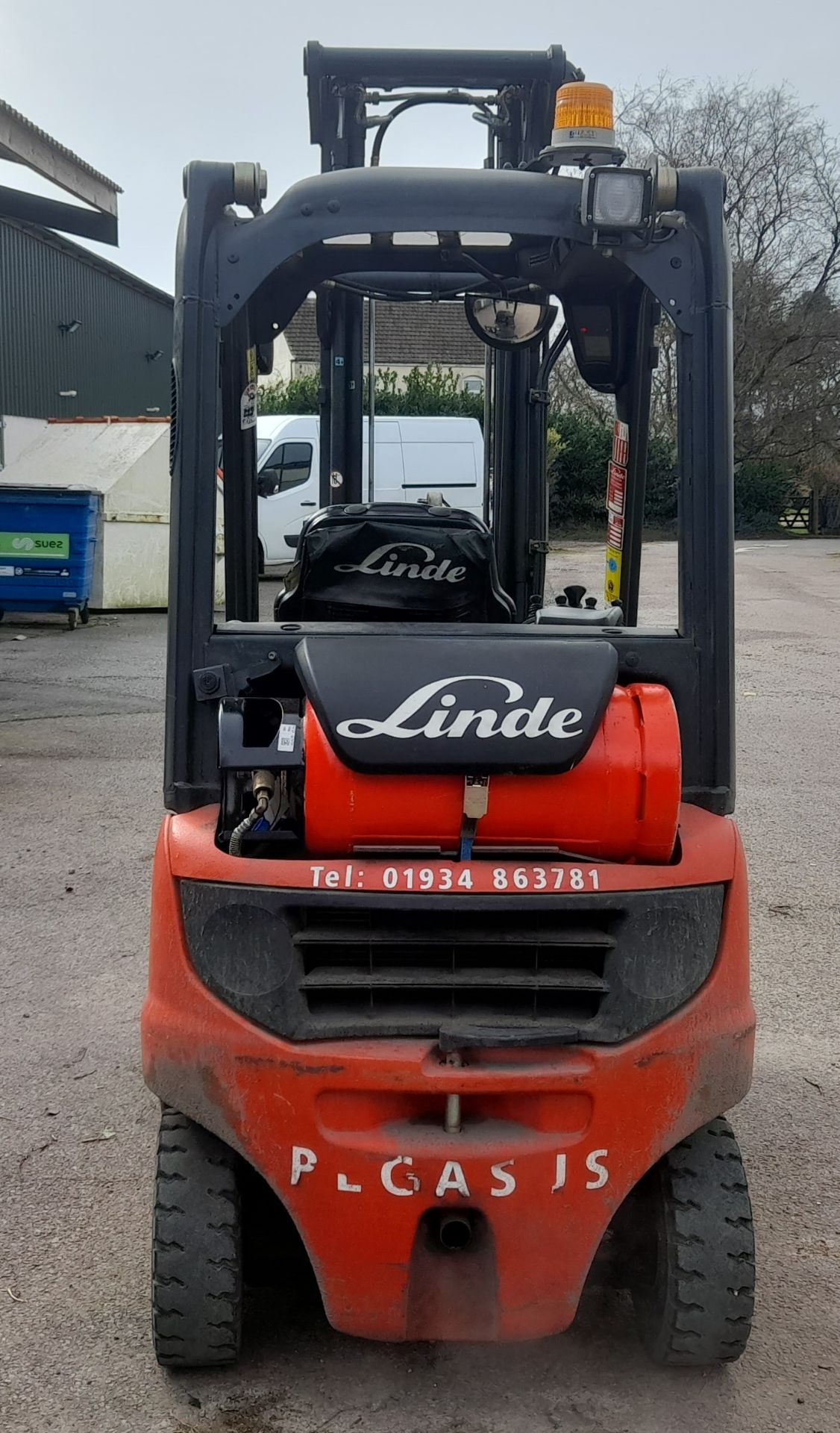 Linde H14T-01 LPG Forklift truck, 4476 Hours, Seri - Image 4 of 12