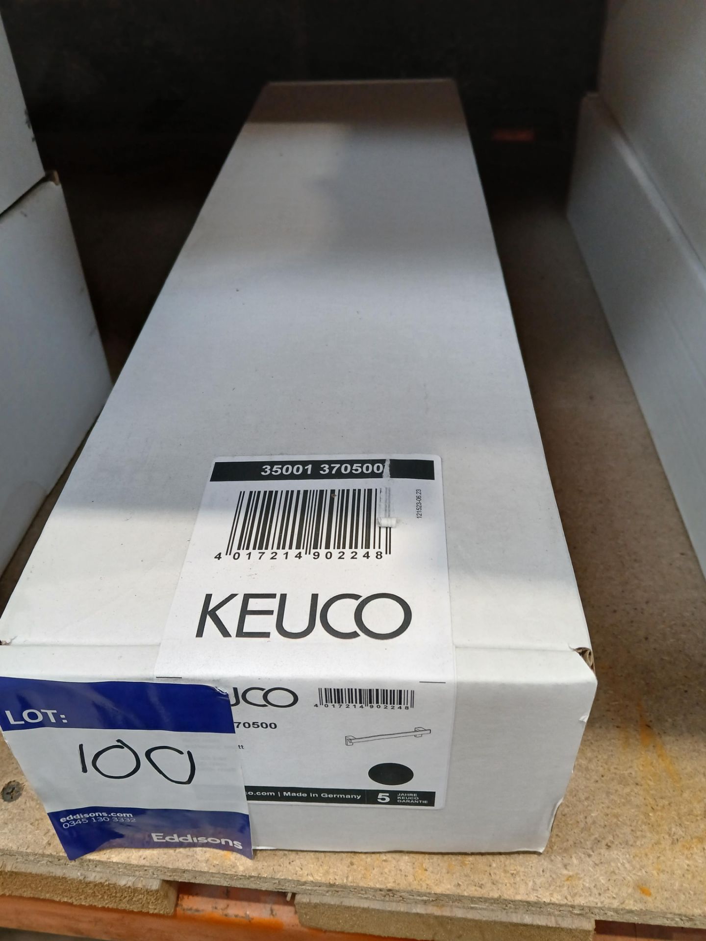 Keuco grab rail black 500mm
