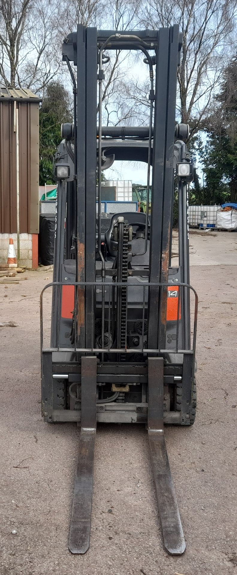 Linde H14T-01 LPG Forklift truck, 4476 Hours, Seri - Image 8 of 12