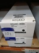 Keuco grab rail x 2 black 500mm