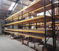 5 x Bays of Link 51H pallet racking, comprising 6