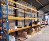 4 x Bays of Link 51M pallet racking, comprising 5