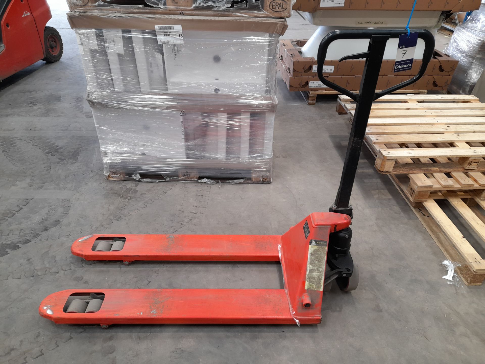 Manutan hand hydraulic pallet truck, 2500KG