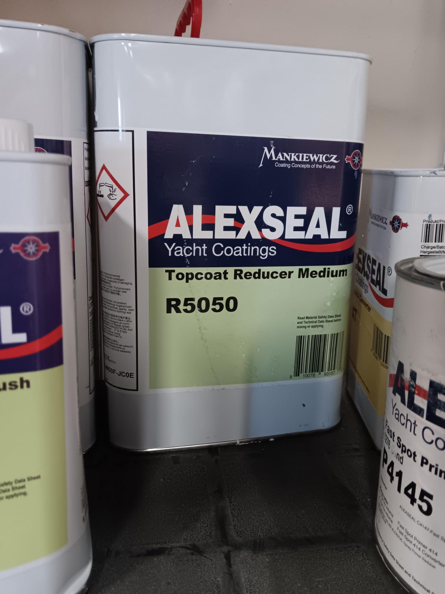 Quantity of Alexseal Epoxy top coats and primers (Part Tins) - Image 9 of 11
