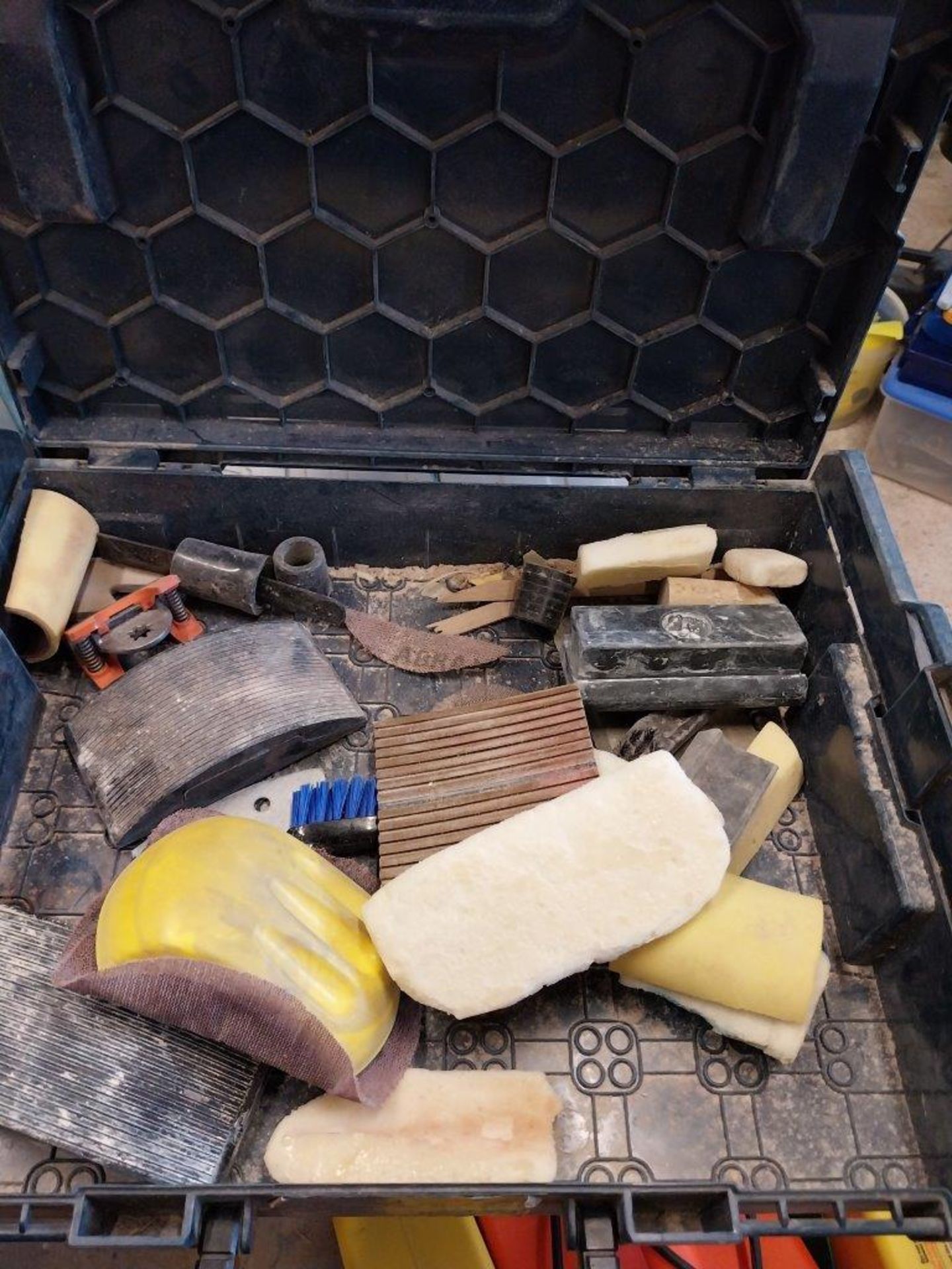 Various Sanding blocks in Bosch box - Image 2 of 2