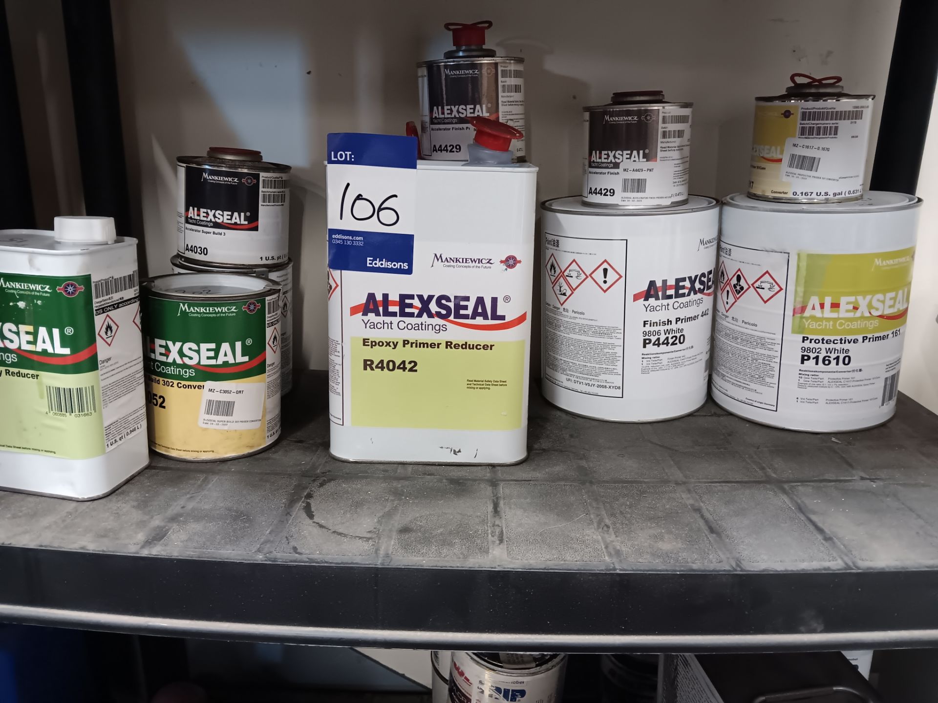 Quantity of Alexseal Epoxy top coats and primers (Part Tins) - Image 2 of 11
