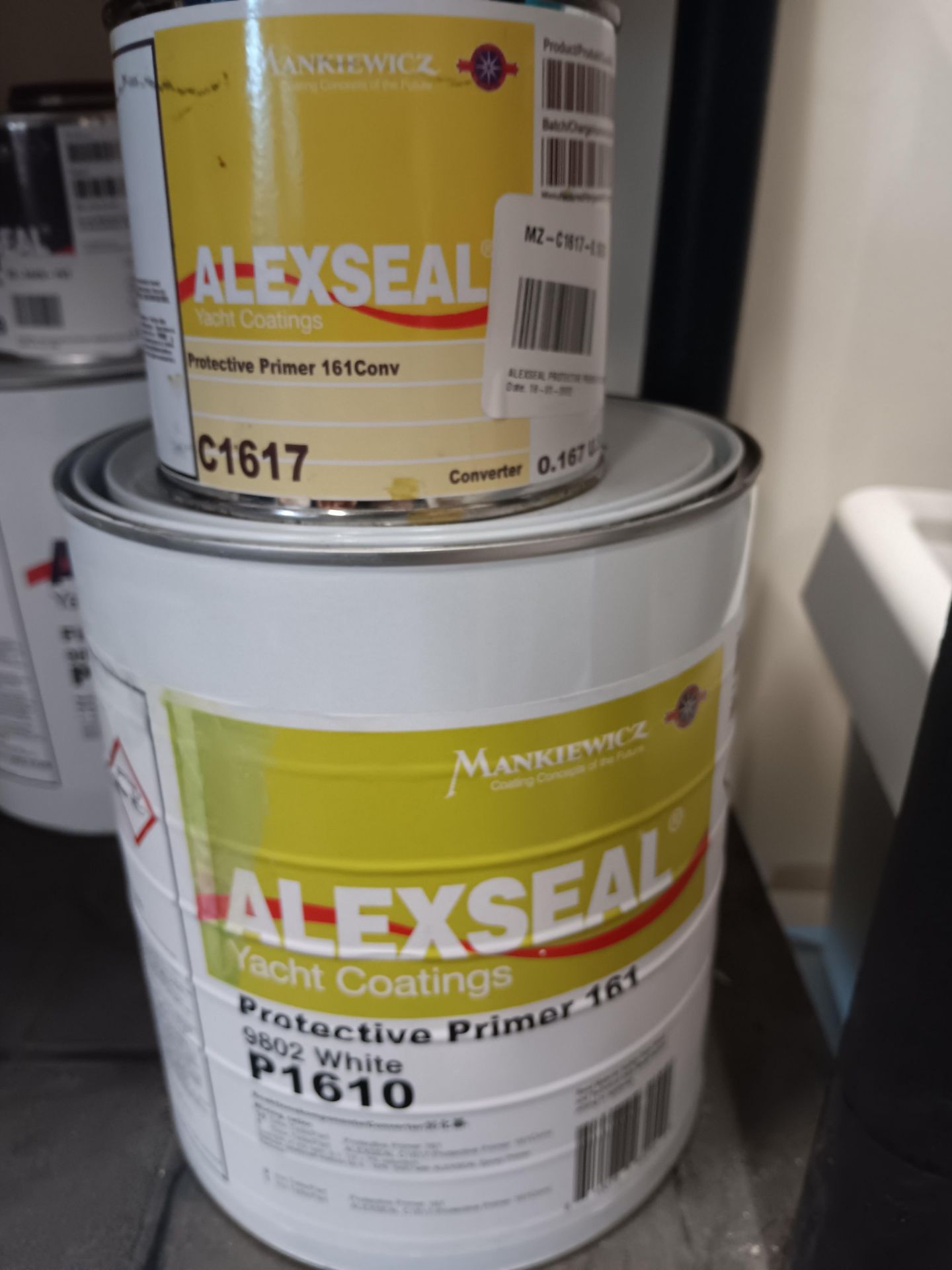 Quantity of Alexseal Epoxy top coats and primers (Part Tins) - Image 3 of 11
