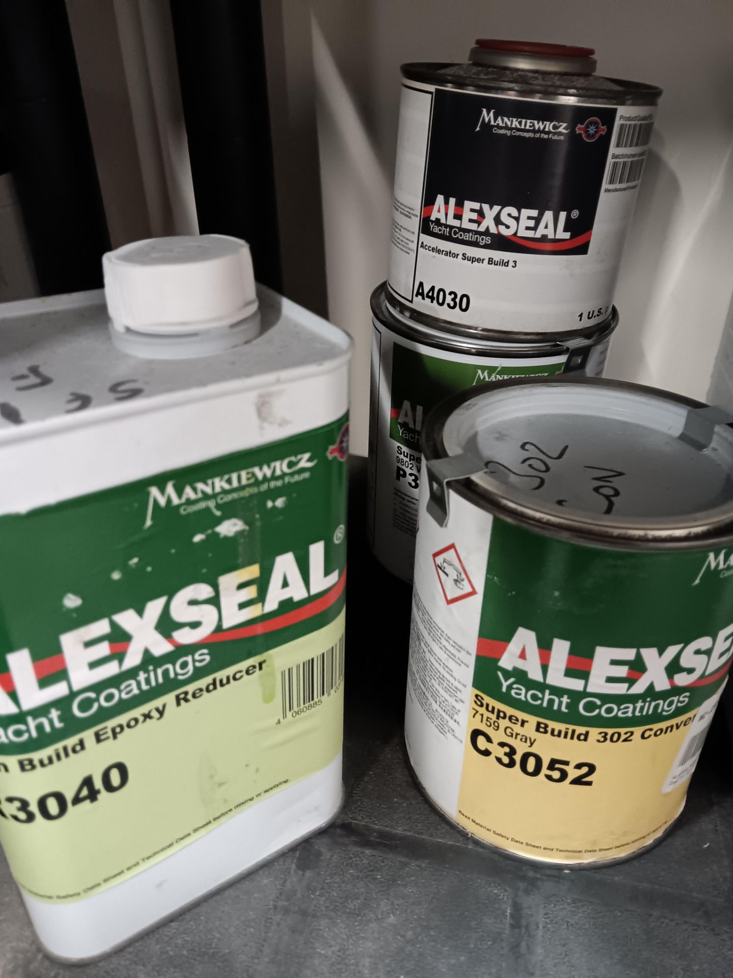 Quantity of Alexseal Epoxy top coats and primers (Part Tins) - Image 6 of 11