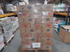 13 Pallets of Gotdya rinse free hand sanitiser. Each pallet contains 45 boxes of 24 500ml bottles,