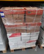 Pallet comprising approx. 20 Everyday A4 boxes of A4 copier paper (5 reems of 500) and approx. 15