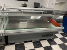 Lowe Mobile Refrigerated Display Counter on Castor Wheels 1880 x 1000 x 1350 mm (display area 1.26m