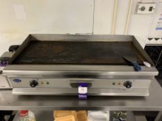 ACE Stainless Steel Commercial Hot Plate 1000 x 400mm Cooking Area 240v